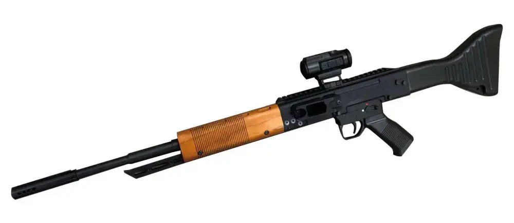 Global Defense GDFG9STD9 FG-9 9mm Luger 17", Black, Wood Stock & Grip