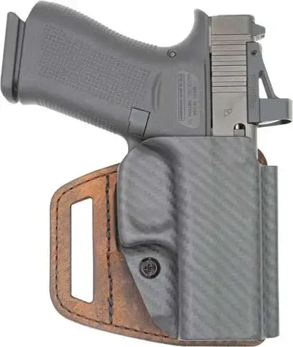 VERSA VSL211HCT V-SLIDE HOLSTER HCT OWB BRN