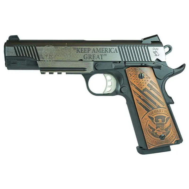 1911 Duty SS45R 45ACP Full Size 1911 Stnls Upgraded Features Rail-Trump
