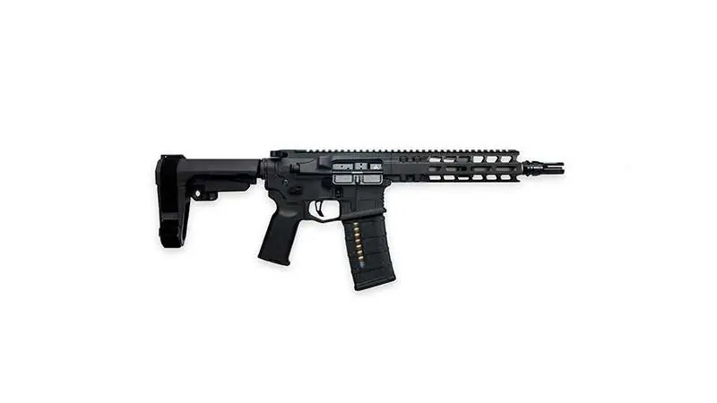 RADIAN WEAPONS R0052 Model 1 Pistol 300 Blackout 9" 30+1 Radian Black Cerakote Black Magpul SBA3 Pistol Brace