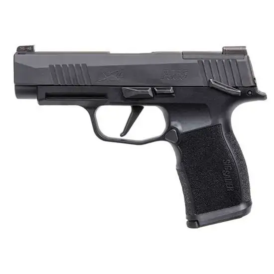 Sig P365 XL 9mm Luger 10+1 3.70" Black Barrel, Black Nitron Optic Ready/Serrated SS Slide