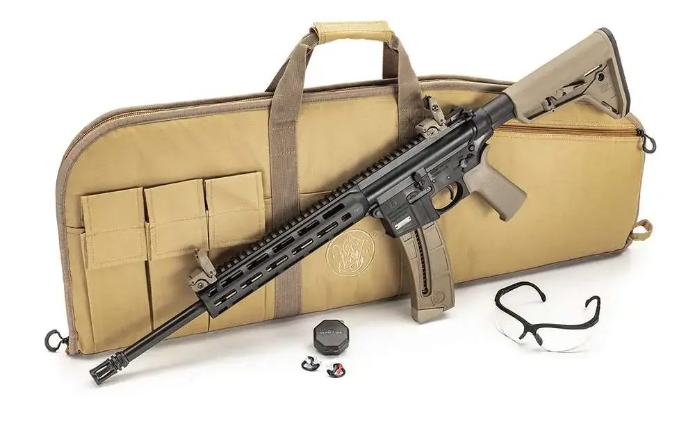 S&W M&P15-22 22LR 16" 25RD FDE BNDLE