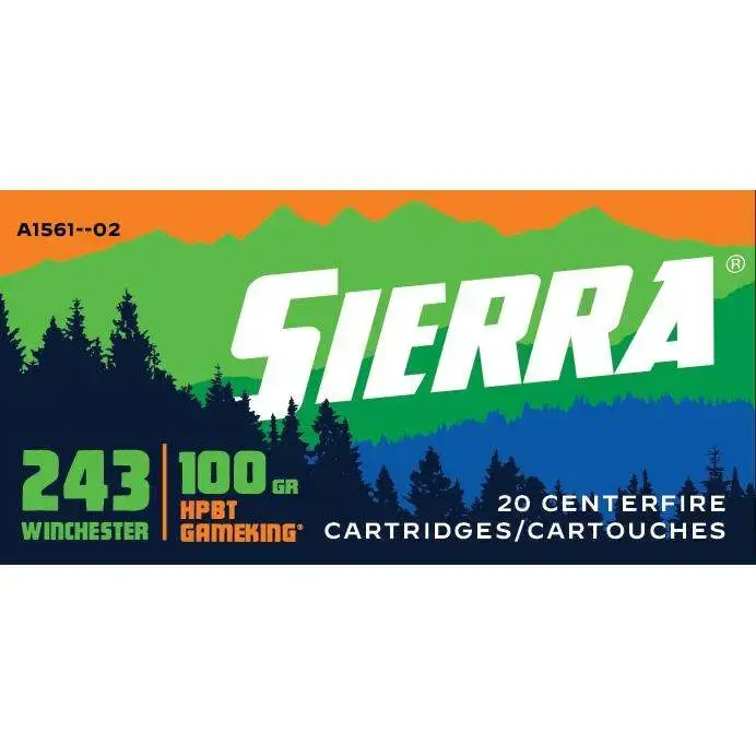 SIERRA A1561-02 SPORTS MASTER 243WN 100GR HPBT