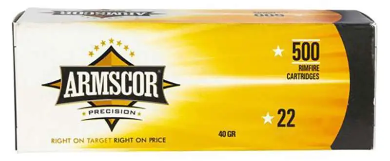 ARMS 50455 22LR HV SOLID PT 40GR 500RD 500 Round Box