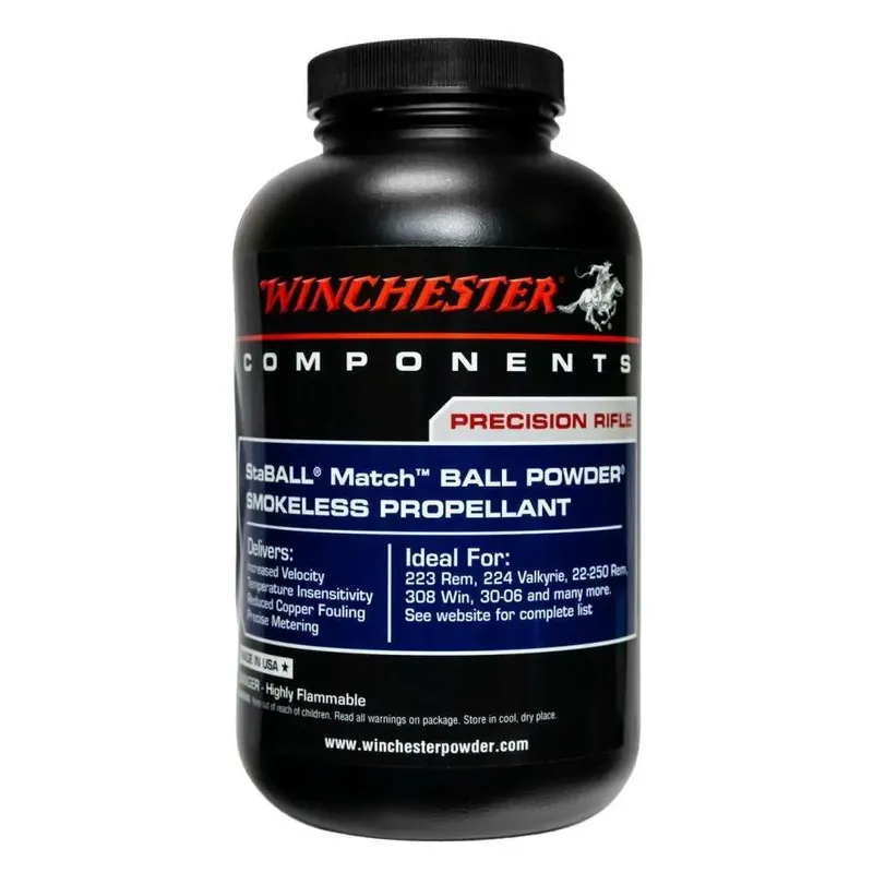 WINCHESTER SMOKELESS POWDER STABALL MATCH 1LB