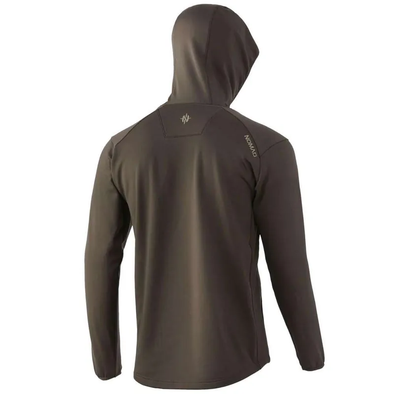 Long Neck Hoodie Mud Medium
