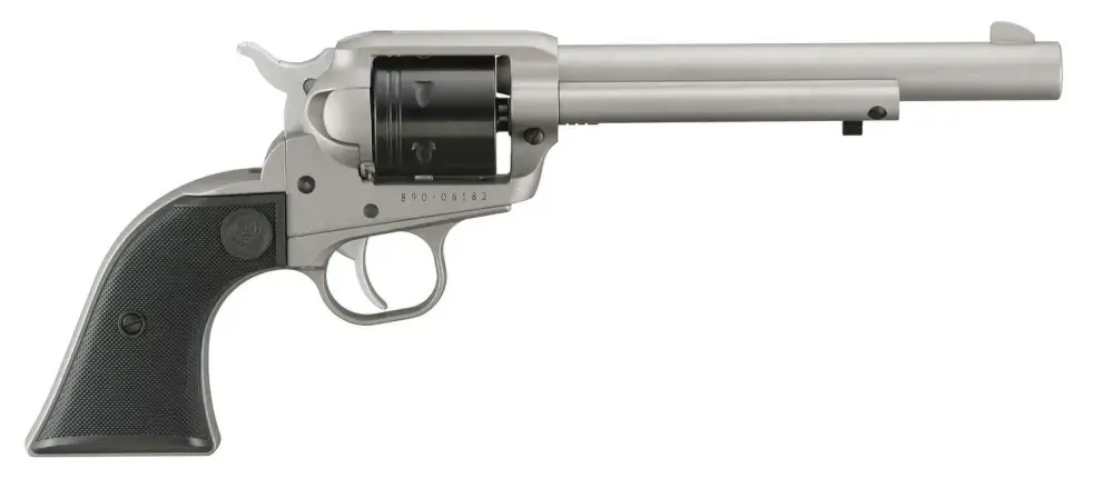 RUGER WRANGLER 22LR 6.5" SLVR 6R