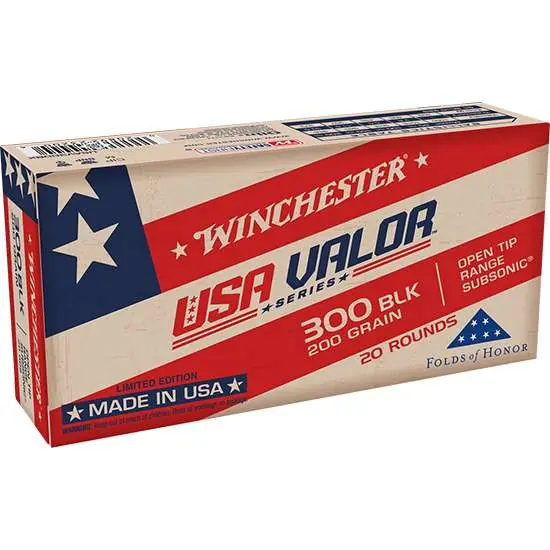 WIN USA VALOR 300BLK 200GR FMJ OT 20/10