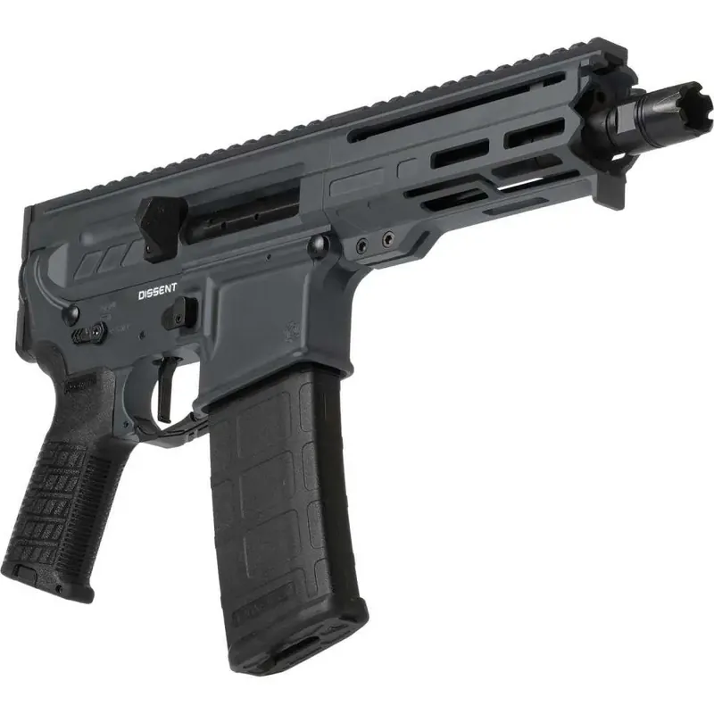 CMMG PISTOL DISSENT MK4 5.56MM 6.5" 30RD SNIPER GREY