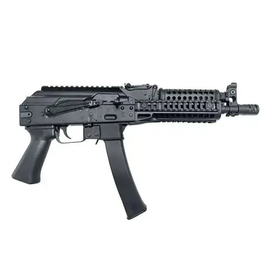 Kalashnikov USA KP-9EB 9mm Luger AK Style Semi Auto Pistol 9.5" Threaded Barrel 30 Rounds K-21 Handguard Black