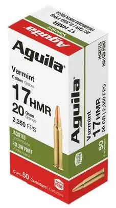 AGU 17HMR JHP 20GR 50 Round Box