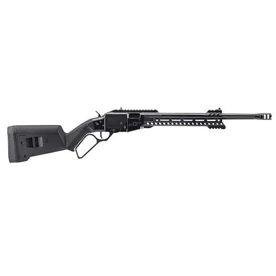 Patriot Ordnance Factory 01917 Tombstone 9mm Luger 10+1 16.50" Fluted Barrel, Black, Magpul SGA Stock, M-LOK Handgaurdk, XS Ghost Ring Sights, Muzzle Brake