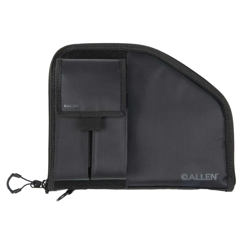 ALLEN 78-9 PISTOL CASE W/MAG POUCH FULLSIZE BLK