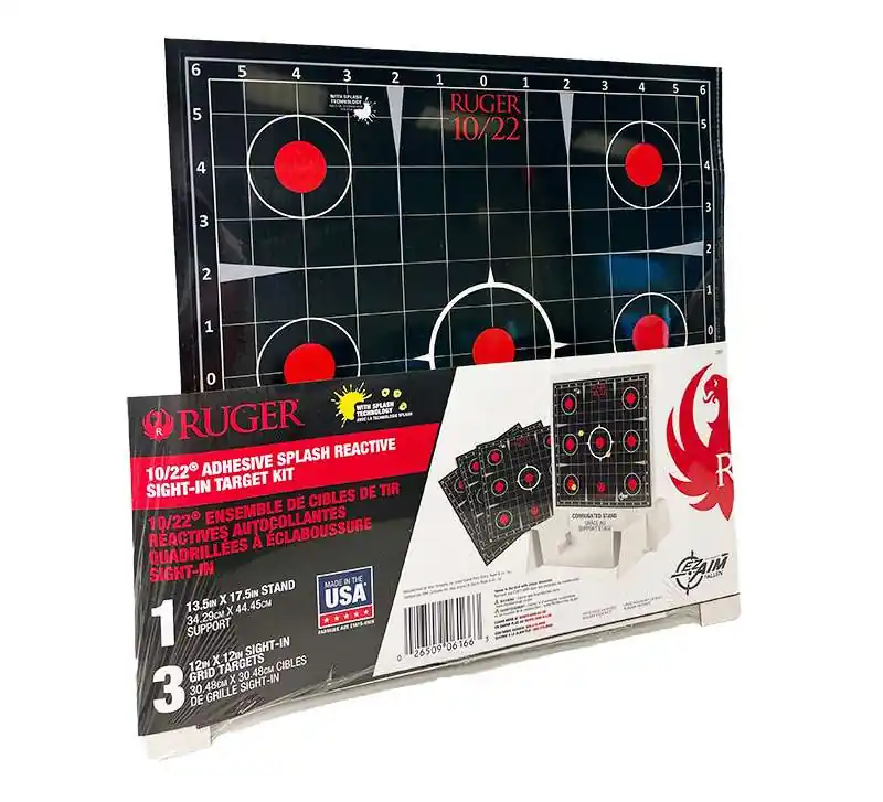 ALLEN 28001 RUGER SPLASH ADHESIVE TARGET KIT 10/22