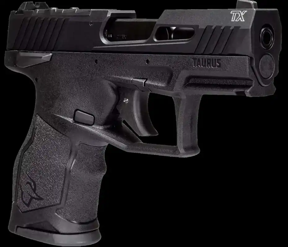 Taurus TX22 T.O.R.O. Compact Handgun .22LR 10rd Magazines(2) 3.5" Barrel Black Slide/Grip Non Threaded Barrel