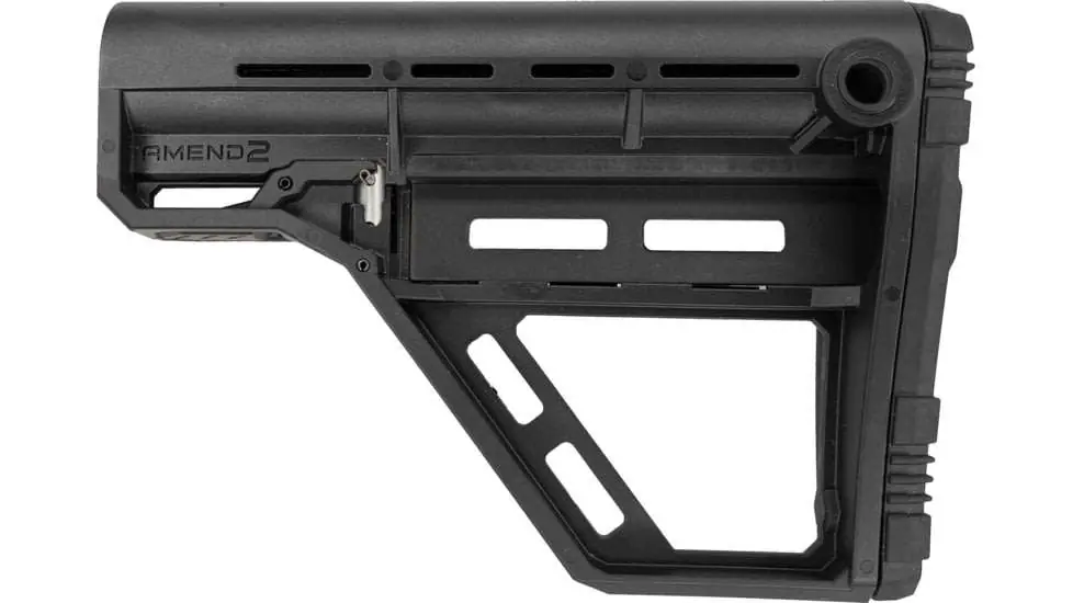 AMEND2 AMS MODULAR MIL-SPEC STOCK CARBINE BLK FULL STRG MD