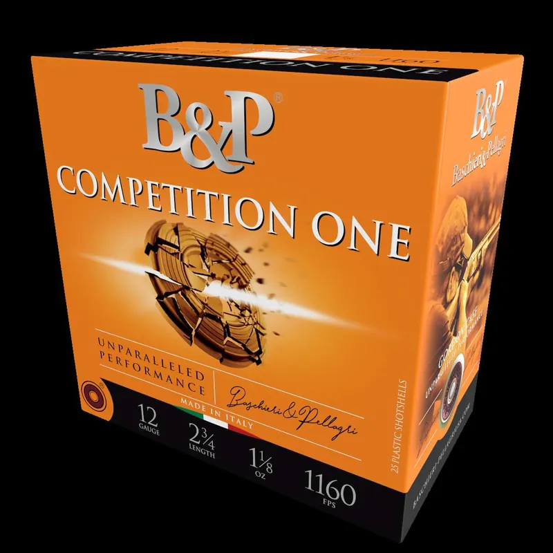 B&P COMPETITION 1 AMO 12GA 2 /34" 1 1/8OZ #7.5 1160 FPS 25RD