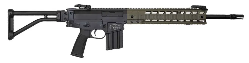 BRIGADE MFG MAKASI RIA 5.56 16IN BBL 12IN MLOK RAIL ODIN GREEN 30RD BUFFERLESS FOLDING STOCK