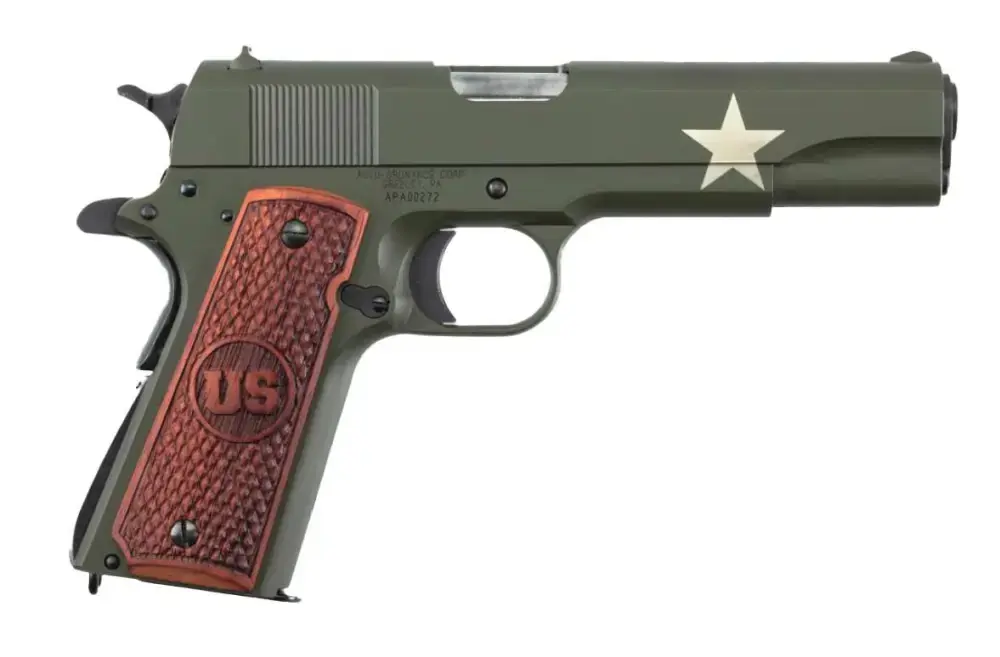 AO 1911 45ACP 5 TANKER STAR US LOGO GRIP ODG 7R