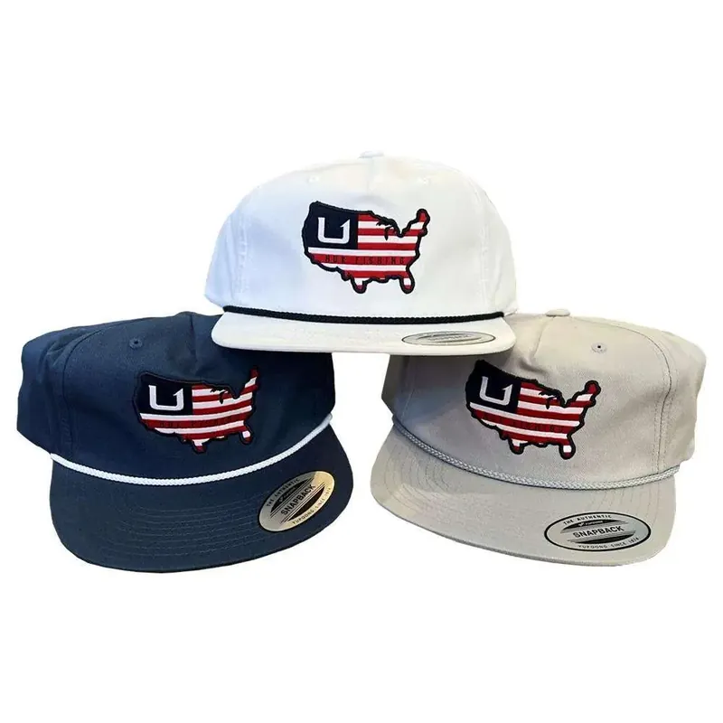 AMERICAN HUK ROPE HAT HARBOR MIST