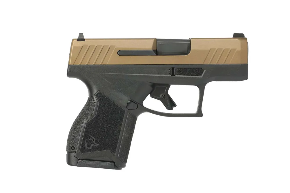 Taurus 1GX4M93L GX4 9mm Luger 11+1 3" Black Steel Barrel, Midnight Bronze Cerakote Serrated Slide, Black Stainless Steel Frame Black, Polymer Grips