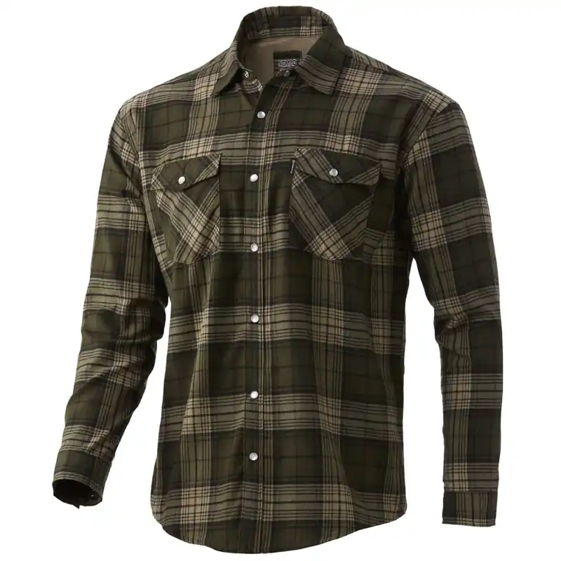 Nomad Banquet Flannel Moss Large