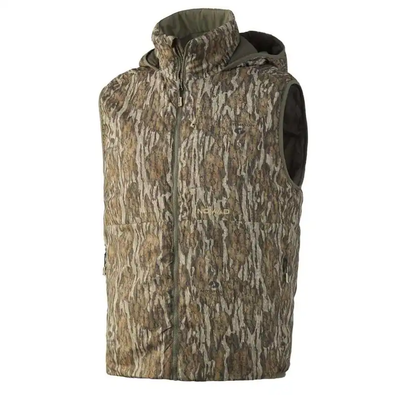 Nomad Camo Hooded Vest L MO Bottom land