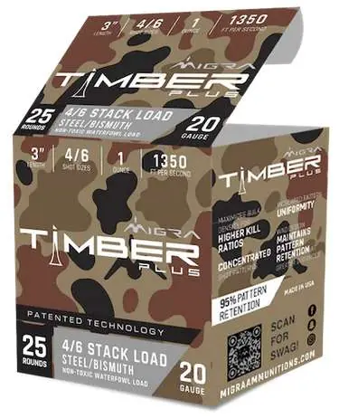 MIGRA BISMUTH STAXD STL 20GA 3 1OZ #4-6 25 Round Box
