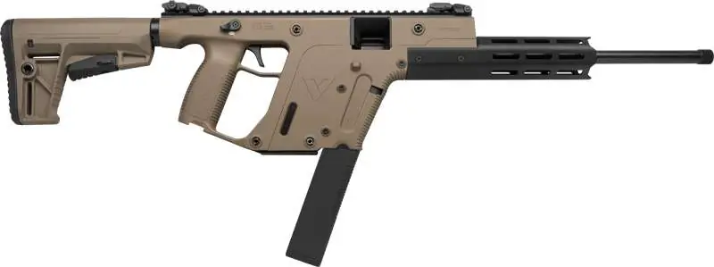 KRISS VECTOR CRB G2 .22LR 16" TB W/RAIL M4 STOCK 30RD FDE