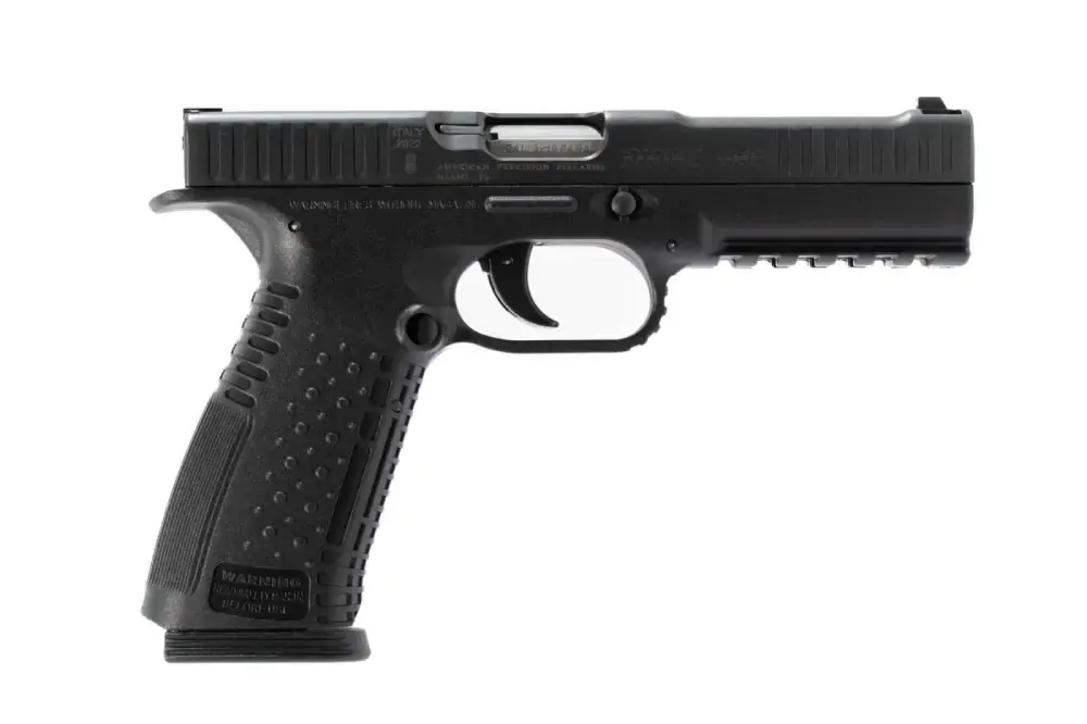 AMERICAN PREC FIREARMS STRIKE ONE HGA 9MM 5 IN BBL 3 DOT SIGHT BLK 2/17RD MAGS