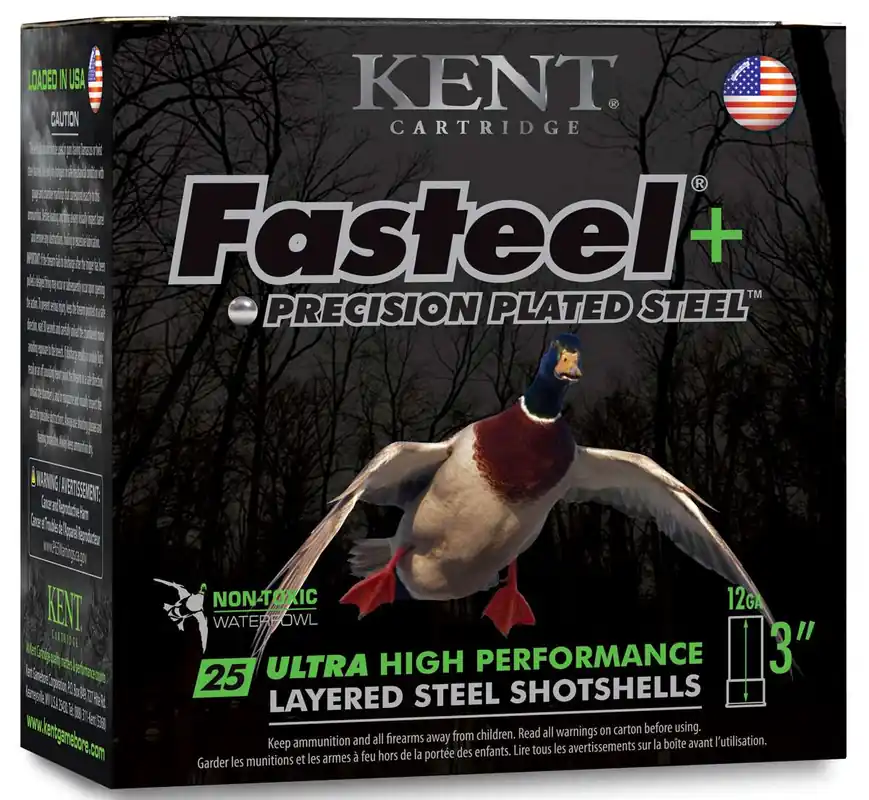 KENT K203FSP282X4 12 GUAGE 3" 1OZ FASTSTL+PPS 25 RNDS/BX