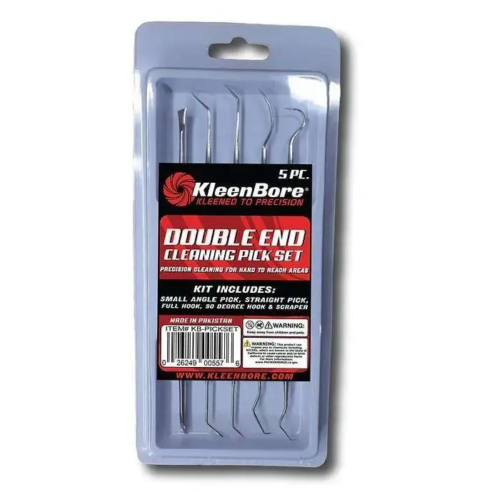 KleenBore KB-PICKSET Stainless Steel Double Ended Gun Pick Set
