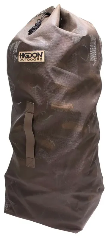 Higdon Outdoors 37179 Decoy Bag Large Black PVC Coated Mesh 51" x 18" x 15" Holds up to 56 Standard Decoys