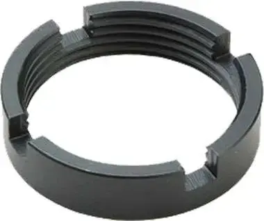 ERGO GRIP MIL-SPEC CASTLE NUT FOR AR-15 STEEL BLACK