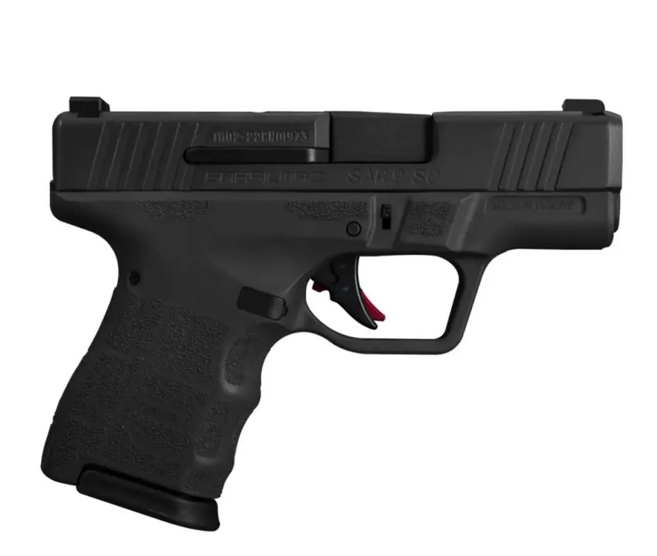 SAR USA SAR9 Subcompact 9mm Black Pistol - 3.3" Barrel, 10-Round Capacity