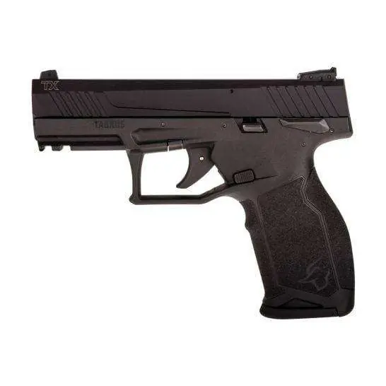 Taurus 1TX22341-16 TX22 Full Size Full Size 22 LR 16+1 4" Black Steel Barrel, Black Hard Coat Anodized Serrated Slide, Black Polymer Frame w/Picatinny Rail