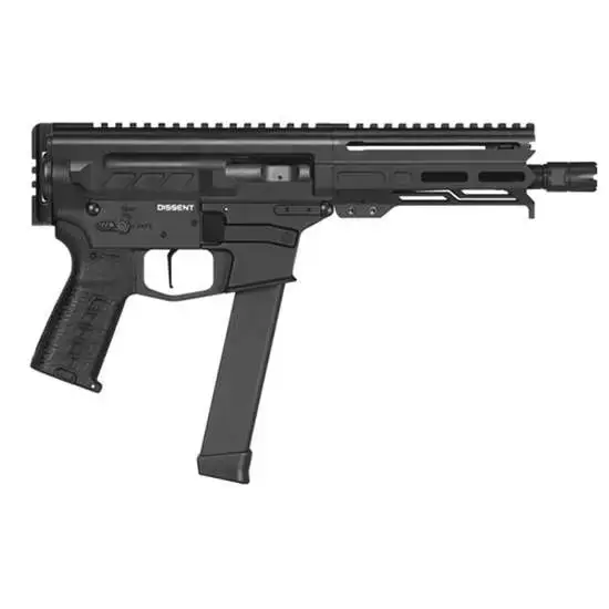 DISSENT MKGS 6.5 BLACK PISTOL 9MM