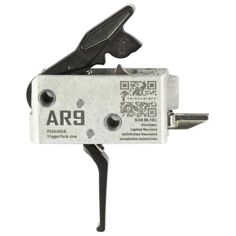 TriggerTech AH9SDB33NNF Duty Flat Trigger Single-Stage 3.50 lbs Draw Weight Fits AR-9
