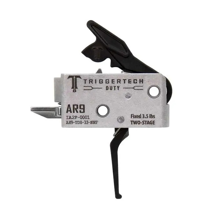 TriggerTech AH9TDB33NNF Duty Flat Trigger Two-Stage 3.50 lbs Draw Weight Fits AR-9