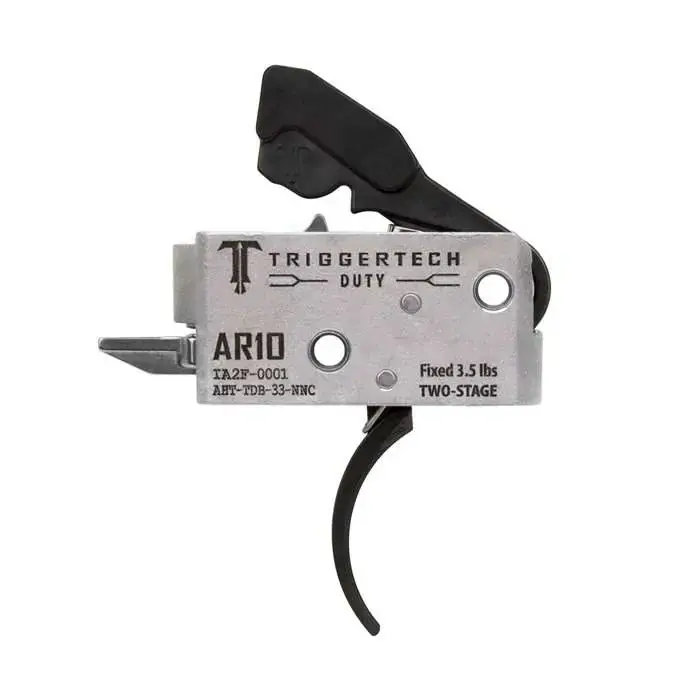 TriggerTech AHTTDB33NNC Duty Curved Trigger Two-Stage 3.50 lbs Draw Weight Fits AR-10