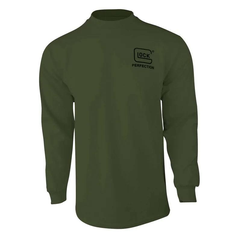 Glock AP96070 Born In Austria Military Green Pre-Shrunk Cotton Long Sleeve 3XL