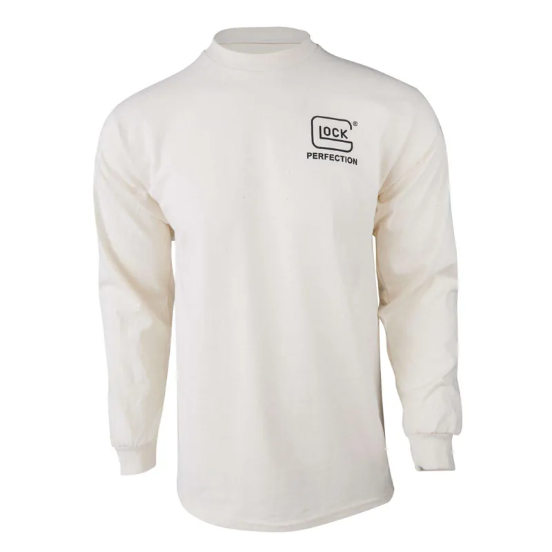Glock AP96072 Born In Austria Tan Pre-Shrunk Cotton Long Sleeve Medium