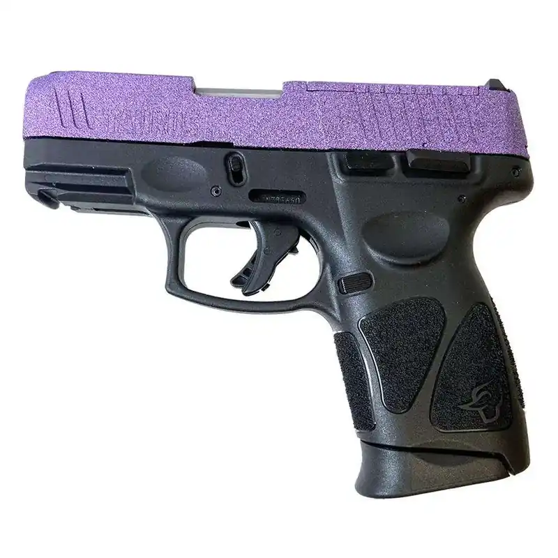 G3C 9MM BLACK/BLACK 3.26" 3x12 OPTIC READY PURPLE SPARKLE