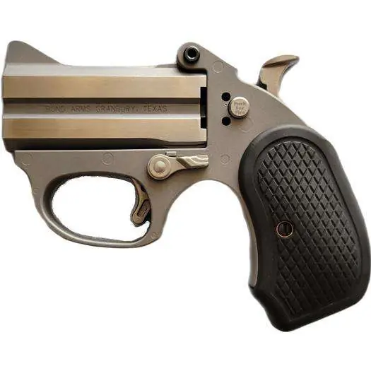 Bond Arms BAHB Honey B 9mm Luger 2rd Shot 3" Matte Stainless Steel Frame Black Extended B6 Resin Grips