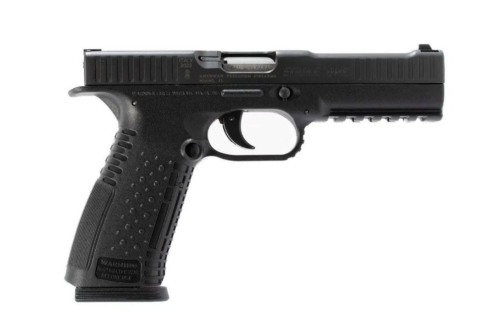 AMERICAN PREC FIREARMS STRIKE ONE HGA 9MM 5 IN BBL 3 DOT SIGHT BLK 2/10RD MAGS