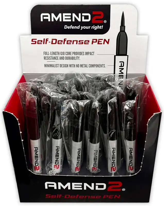 AMEND2 SELF-DEFENSE PEN POS DISPLAY ( 25 PENS PER DISPLAY )