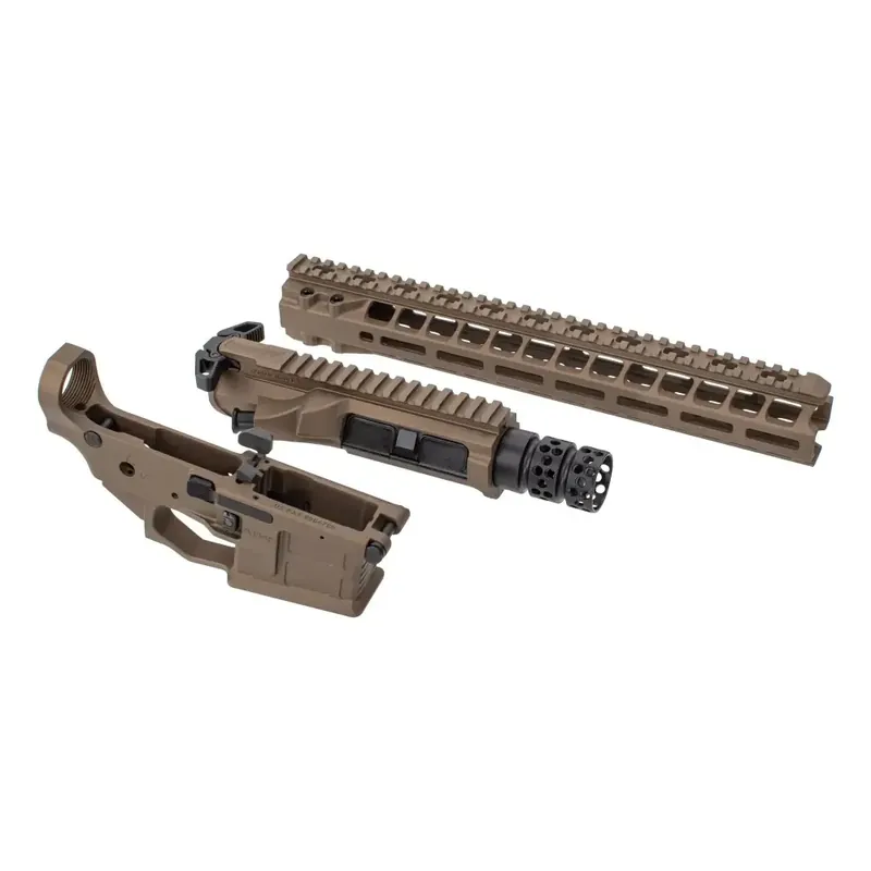 RADIAN BUILDER KIT A-DAC 15 LOWER MATCHING UPPER AND 14IN HANDGUARD RADIAN BROWN