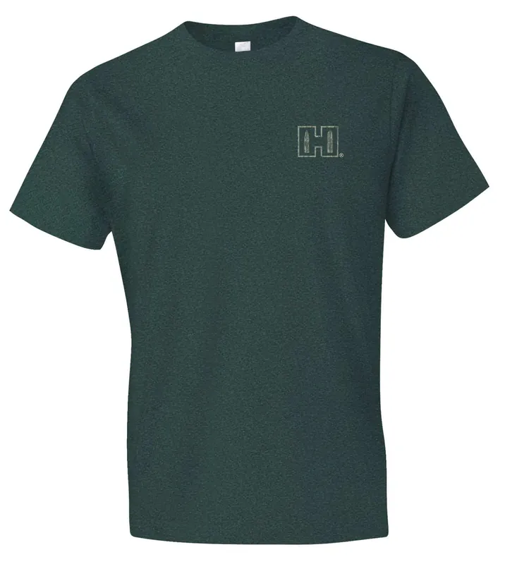 Horizon Design 31793 Hornady T-Shirt Double Rocker Olive Heather Large