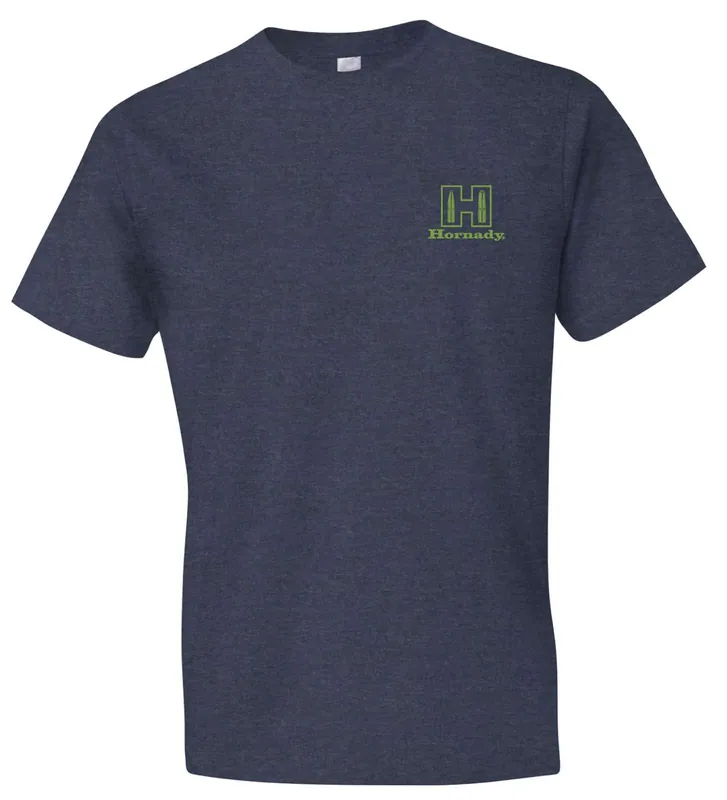 Horizon Design 30993 Hornady T-Shirt Logo Stamp Indigo Large