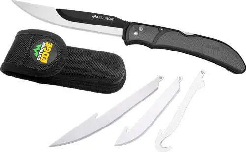 OUTDOOR EDGE RAZOR BONE 6-BLD COMBO SET GRAY BLISTER PACK